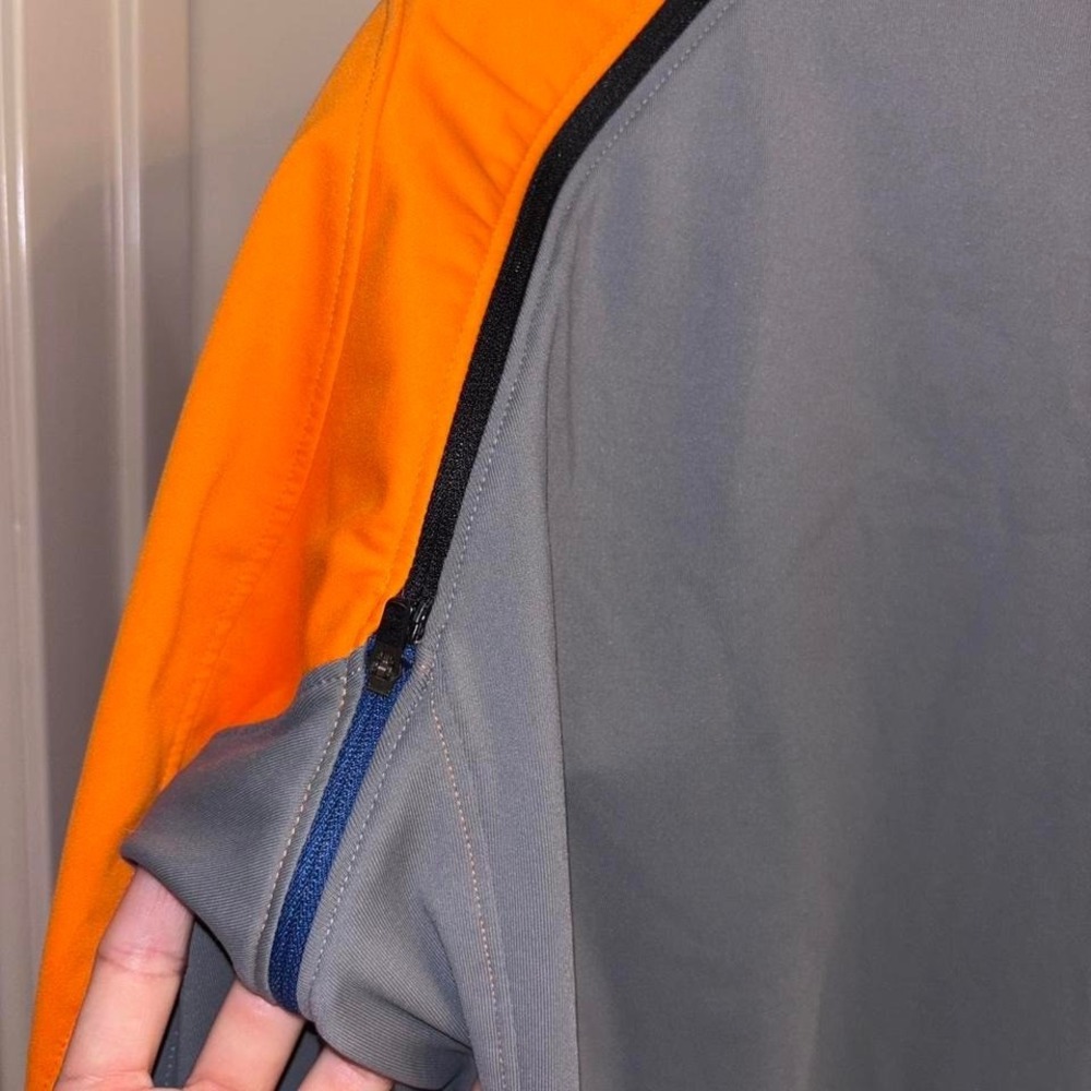 Bontrager Orange Windproof Softshell Cycling Jack… - image 6